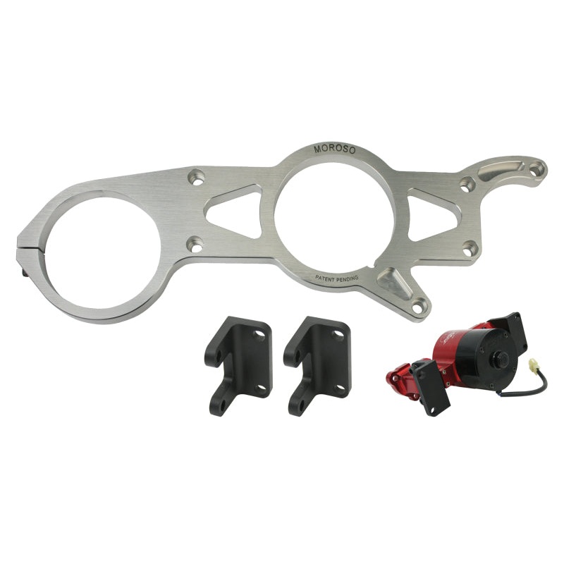 Moroso Ford Small Block Alternator & Vacuum Pump Mount – CSR (Early) Water Pump – 93mm Alternator