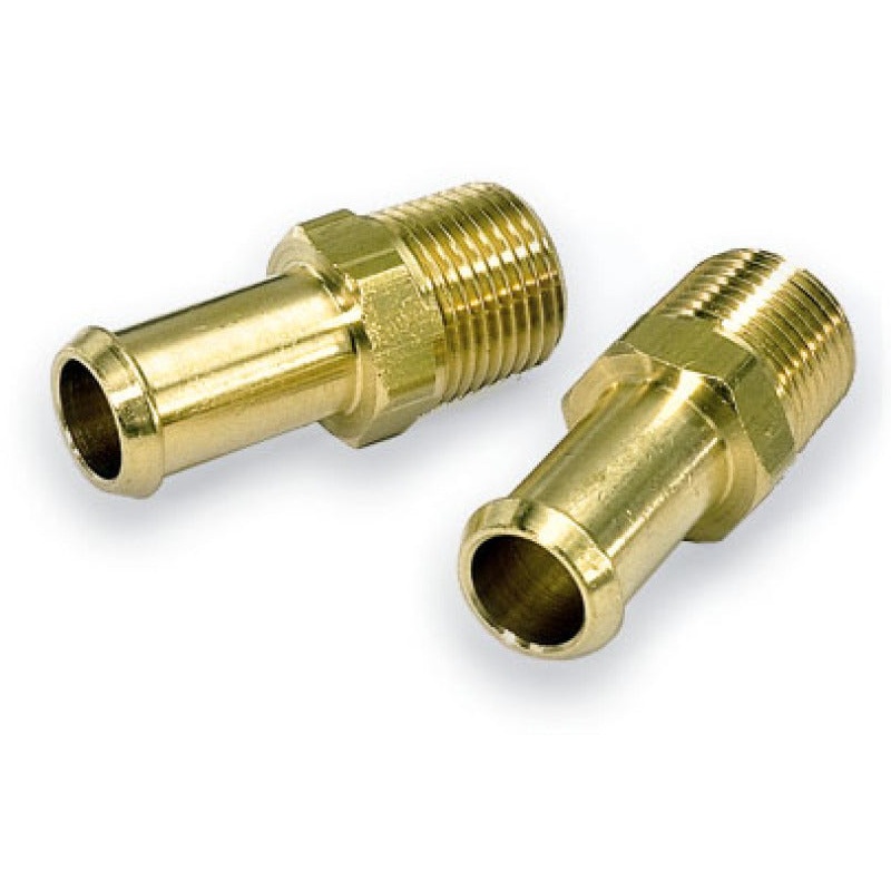Moroso Fuel Hose Fitting – 3/8in NPT to 1/2in Hose – Brass – Single