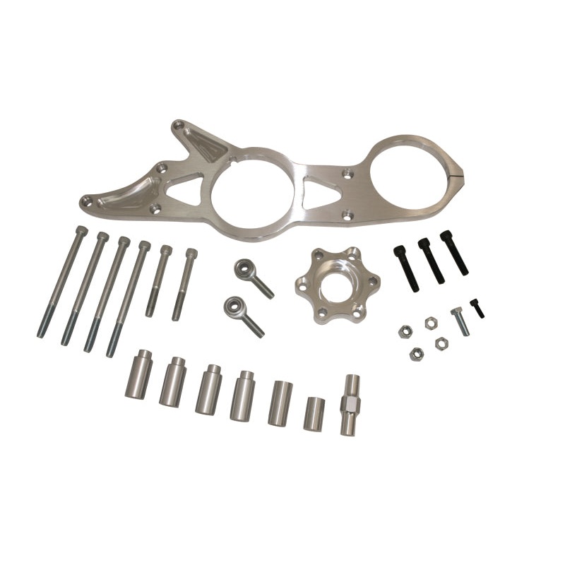 Moroso GM LS (w/Front Drive) Alternator & Vacuum Pump Mount – Moroso Water Pump – 93mm Alternator