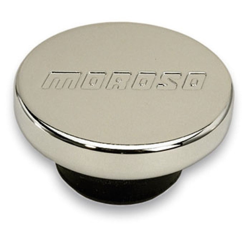 Moroso Oil Filler Cap – 1.22in Diameter – Push-In Type – Chrome Plated