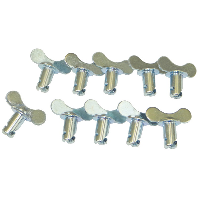 Moroso Quick Fastener – Butterfly Head – 5/16in x .450in – Steel – 10 Pack