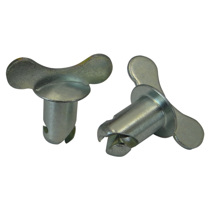 Moroso Quick Fastener – Butterfly Head – 7/16in x.550in – Steel – 10 Pack