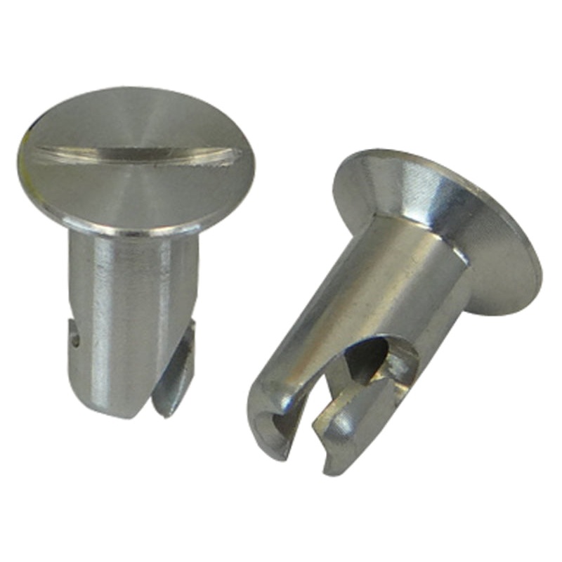 Moroso Quick Fastener – Flush Head – 5/16in x .550in – Aluminum – 10 Pack