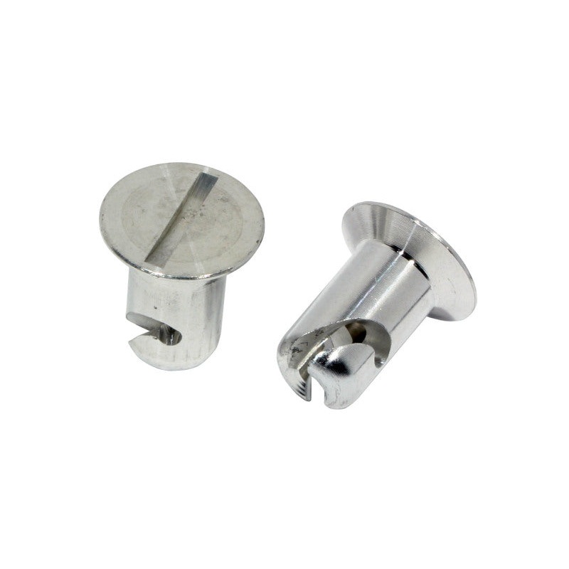 Moroso Quick Fastener – Flush Head – 7/16in x .550in – Aluminum – 10 Pack