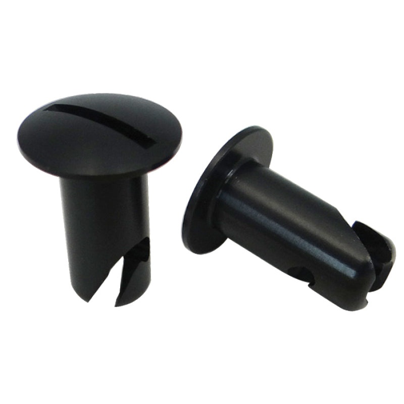 Moroso Quick Fastener – Oval Head – 5/16in x .500in – Steel – Black – 10 Pack