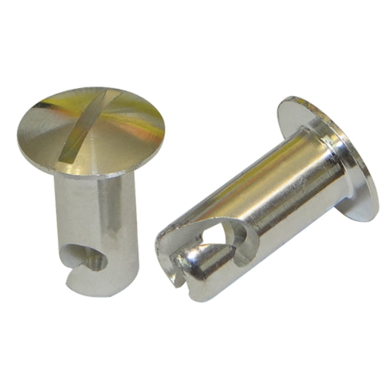 Moroso Quick Fastener – Oval Head – 5/16in x .550in – Aluminum – 10 Pack