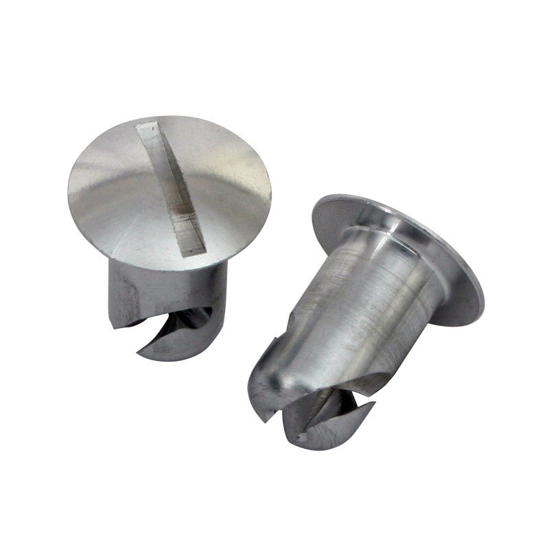 Moroso Quick Fastener – Oval Head – 7/16in x .550in – Aluminum – 10 Pack
