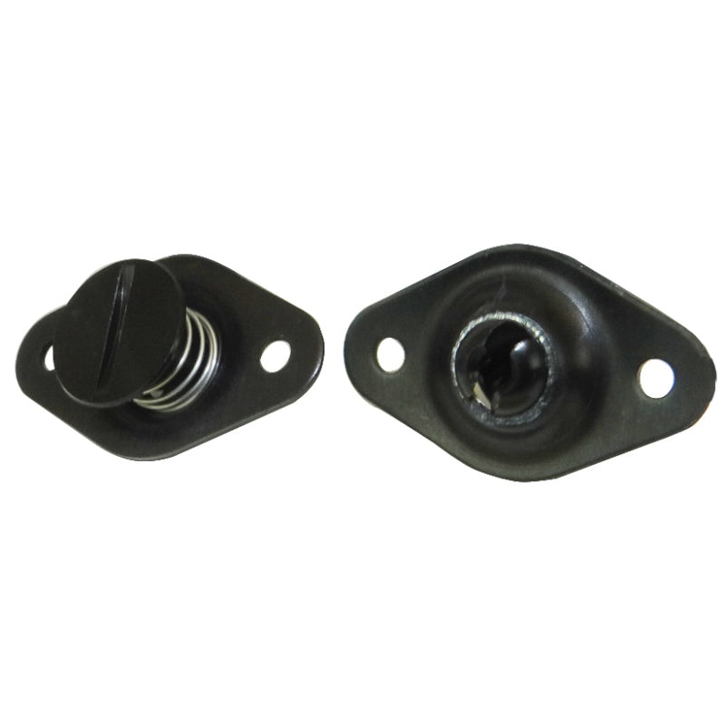 Moroso Quick Fastener – Self Ejecting – 5/16in x .400in – Aluminum – Black – 10 Pack