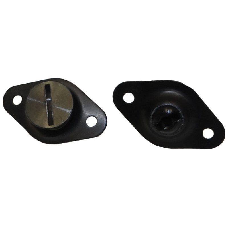 Moroso Quick Fastener – Self Ejecting – 5/16in x .450in – Aluminum – Black – 10 Pack