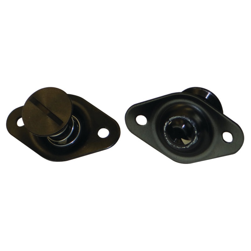 Moroso Quick Fastener – Self Ejecting – 5/16in x .650in – Aluminum – Black – 10 Pack