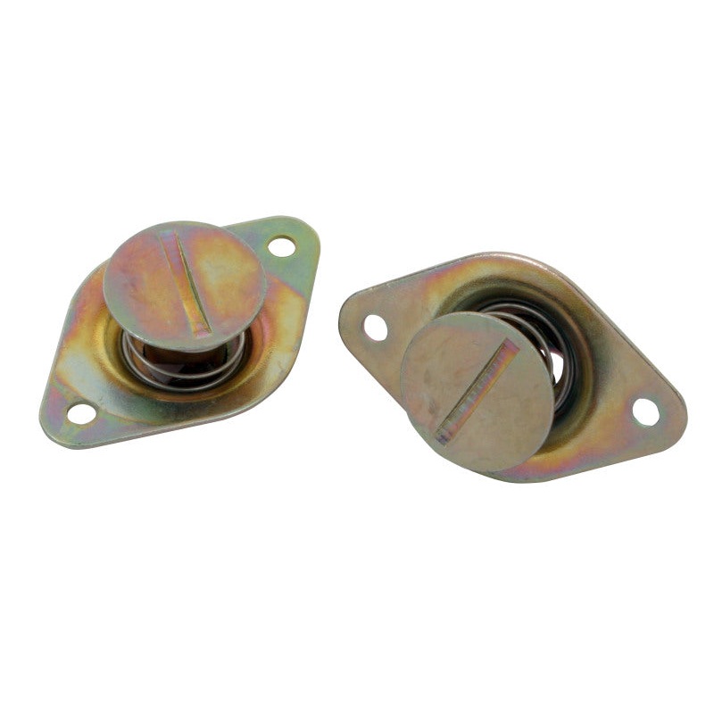 Moroso Quick Fastener – Self Ejecting – 7/16in x .500in – Steel – Gold – 10 Pack