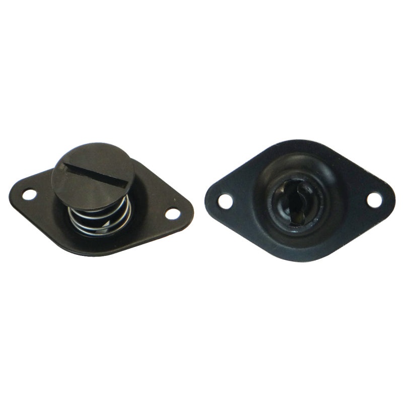 Moroso Quick Fastener – Self Ejecting – 7/16in x .550in – Aluminum – Black – 10 Pack