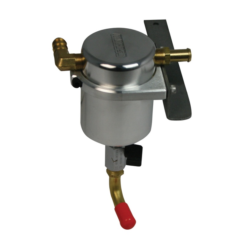 Moroso 04-08 Ford F-150 5.4L Air/Oil Separator Catch Can – Billet Aluminum