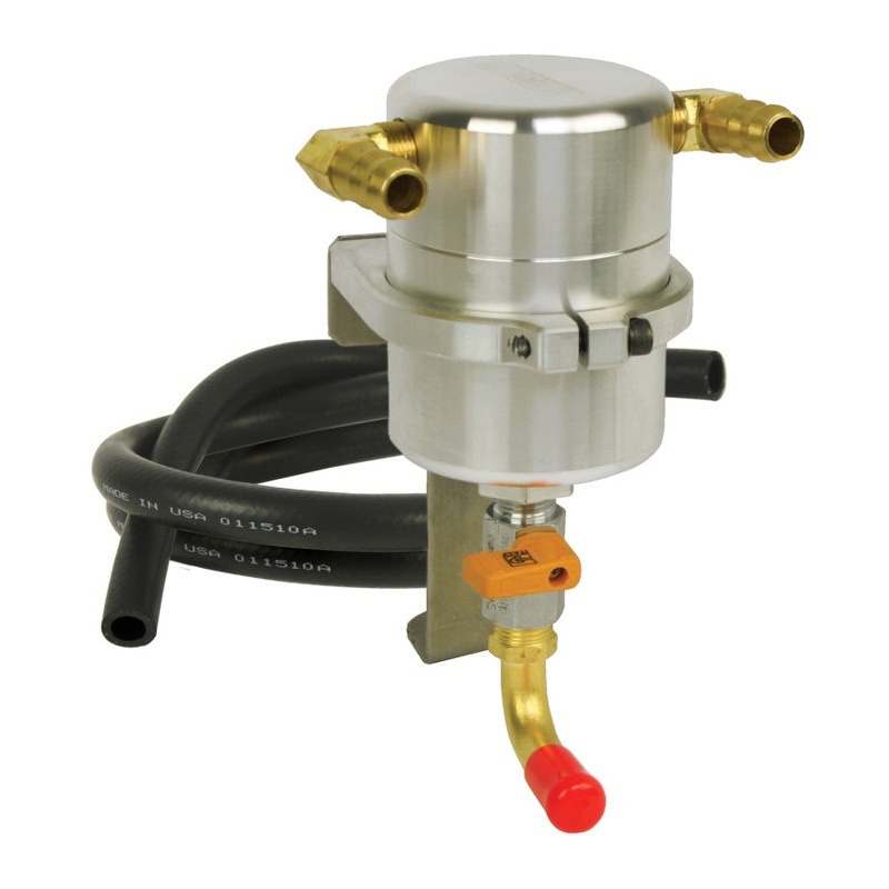 Moroso 06-10 Jeep SRT8 Air/Oil Separator Catch Can – Billet Aluminum