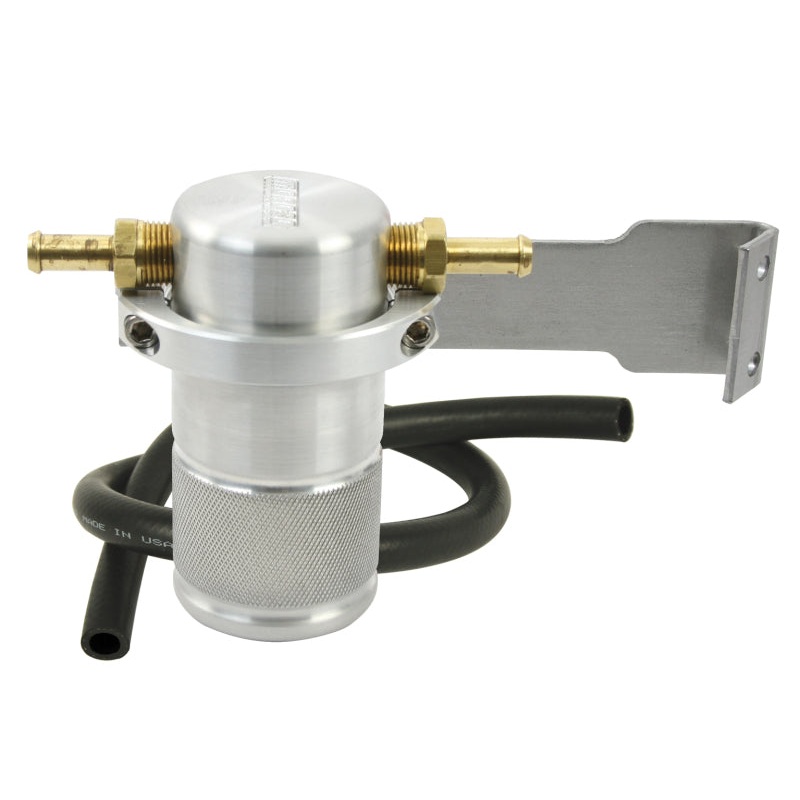 Moroso 08-14 Cadillac CTS-V Air/Oil Separator Catch Can – Small Body – Billet Aluminum