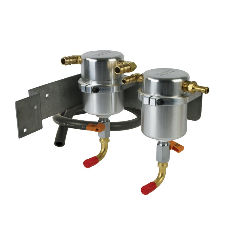 Moroso 08-14 Subaru WRX Air/Oil Separator Catch Can – Billet Aluminum