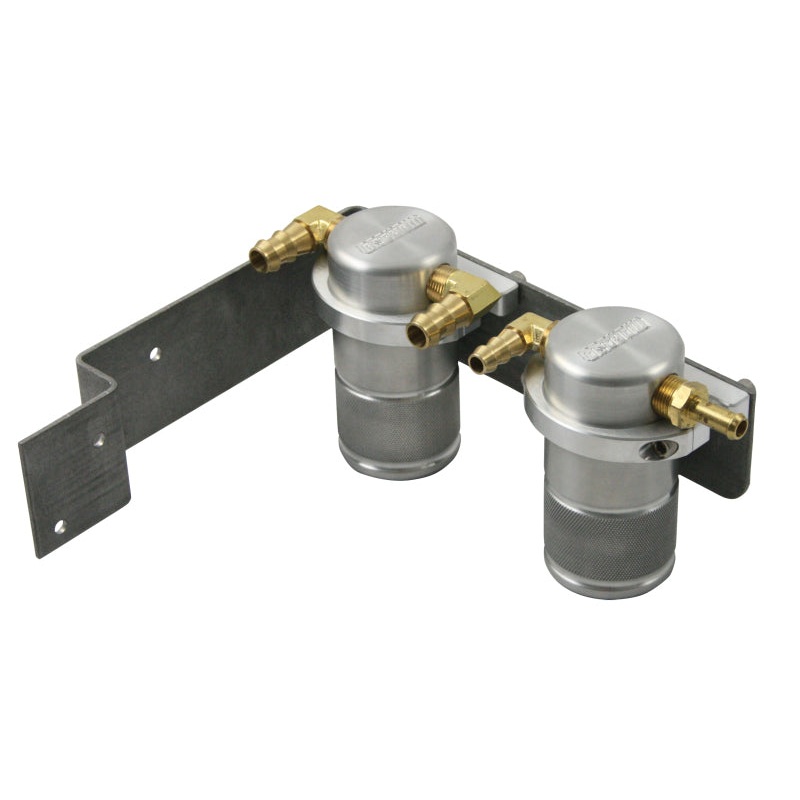 Moroso 08-14 Subaru WRX Air/Oil Separator Catch Can – Small Body – Billet Aluminum