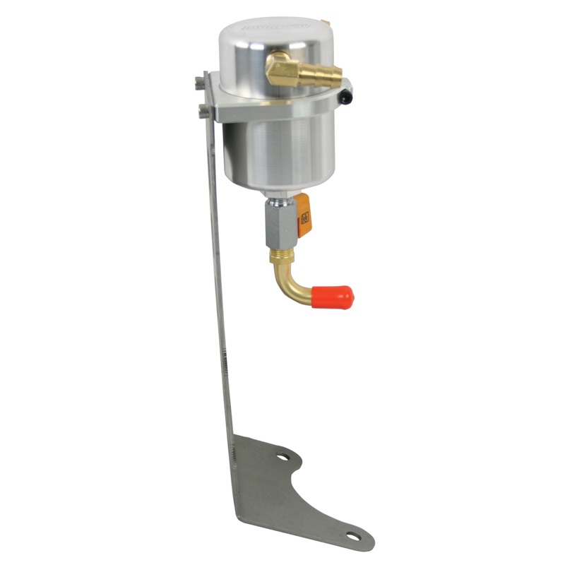 Moroso 10-14 Ford Raptor 6.2L Air/Oil Separator Catch Can – Billet Aluminum