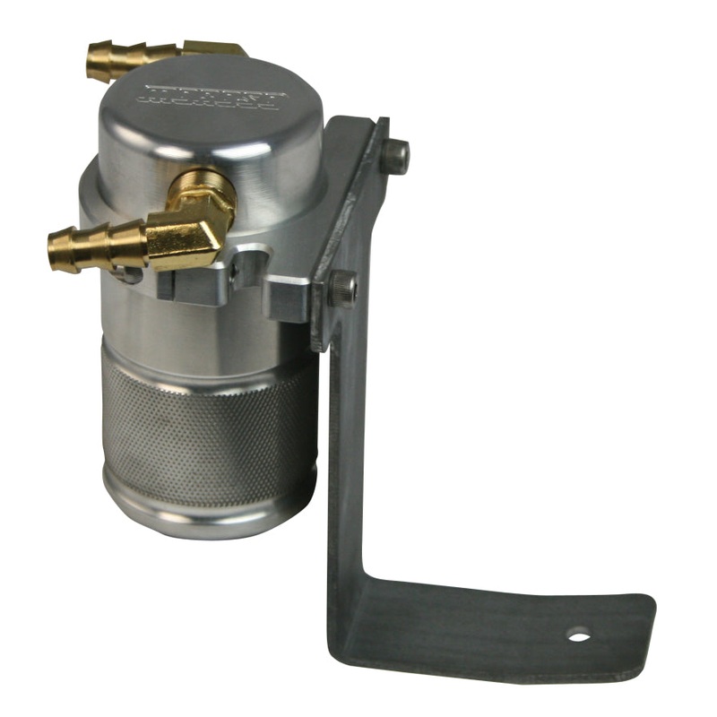 Moroso 92-96 Chevrolet Corvette LT1/LT4 Air/Oil Separator Catch Can – Small Body – Billet Aluminum