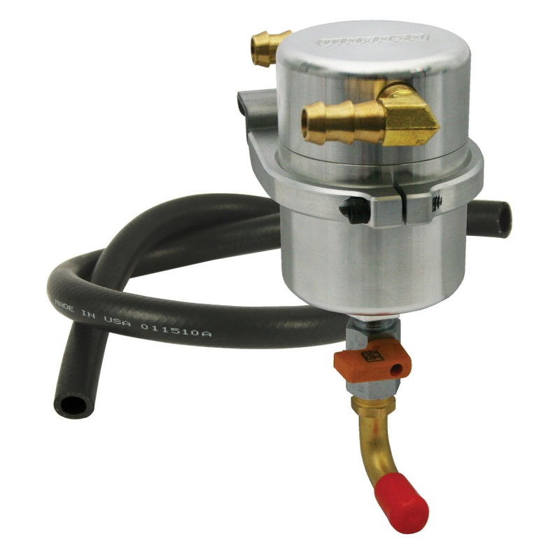 Moroso 96-04 Ford Mustang GT 4.6L Air/Oil Separator Catch Can – Billet Aluminum