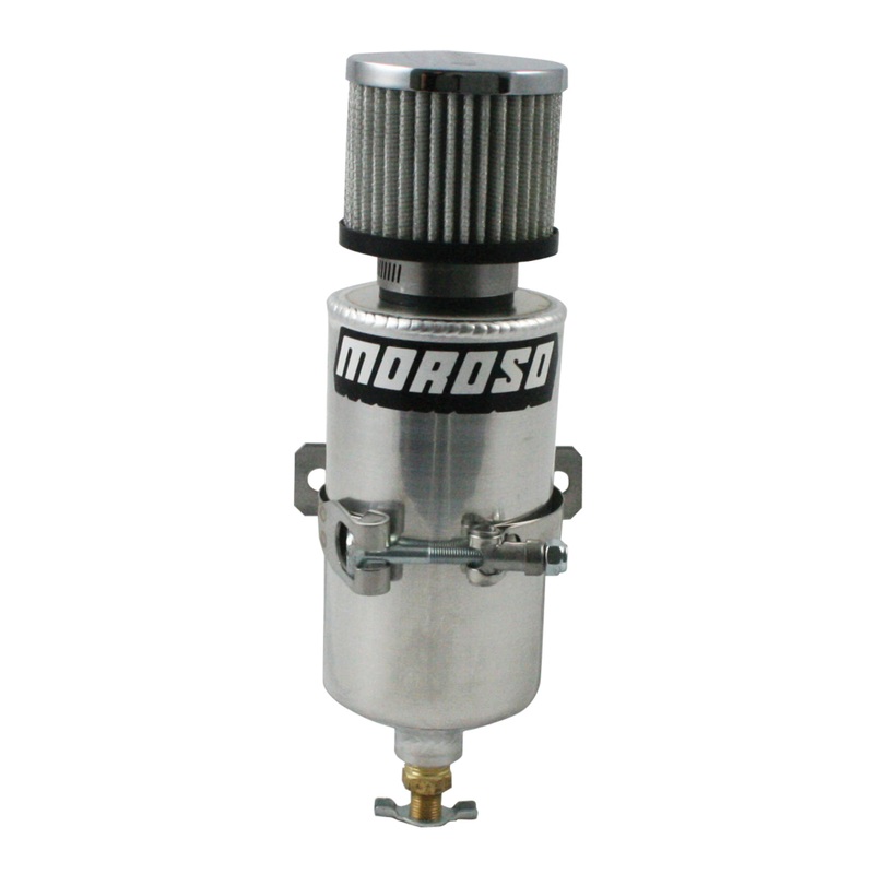 Moroso Breather Tank/Catch Can – 3/8in NPT Female Fitting – Aluminum