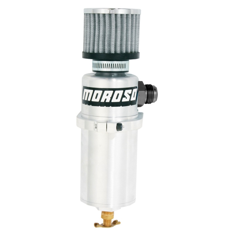 Moroso Breather Tank/Catch Can – Billet Aluminum