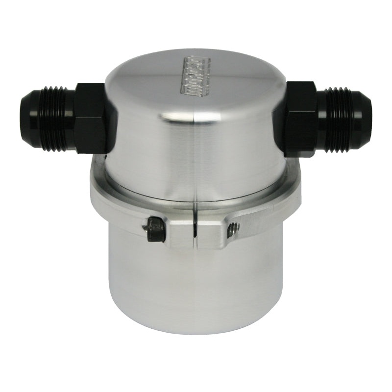 Moroso Universal Air/Oil Separator Catch Can -12An Inlet/Outlet – Billet Aluminum