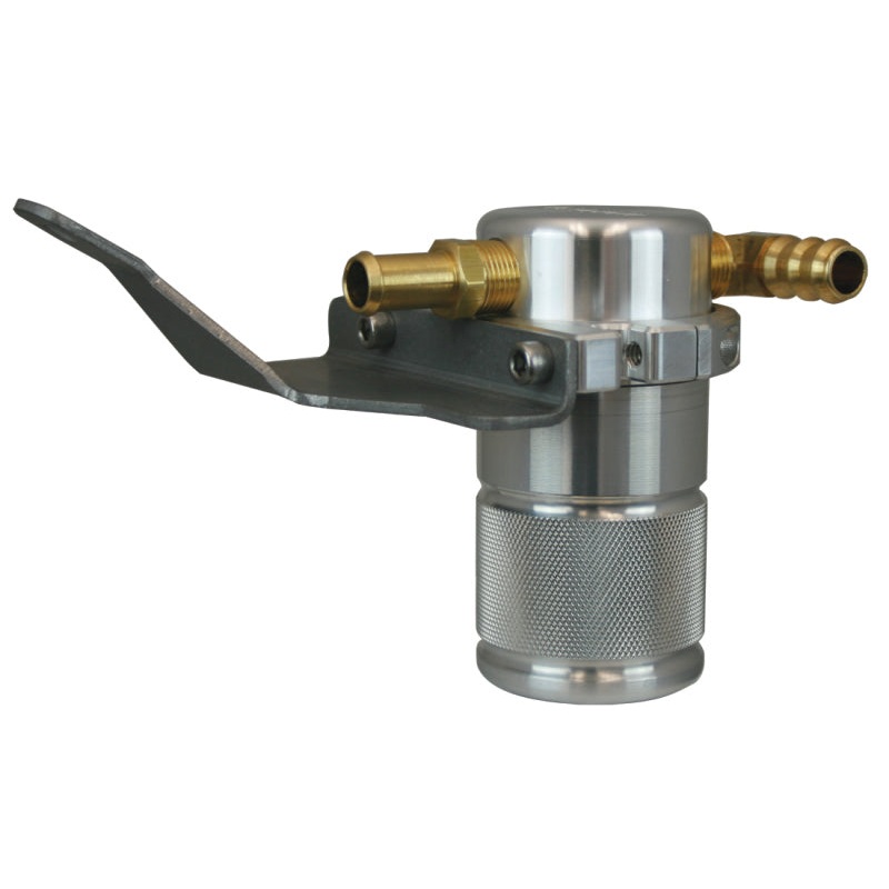 Moroso 07-11 Jeep 3.8L JK Air/Oil Separator Catch Can – Small Body – Billet Aluminum