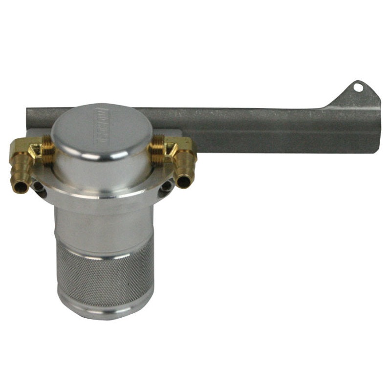 Moroso 13-18 Ford Focus ST Air/Oil Separator Catch Can – Small Body – Billet Aluminum