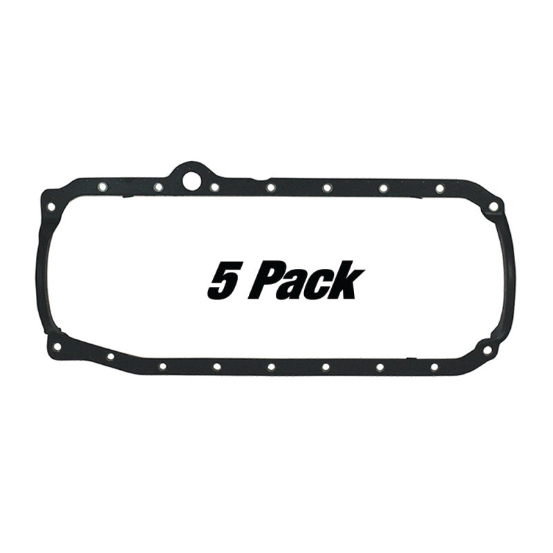 Moroso 1986+ Chevrolet Small Block Oil Pan Gasket – One Piece – Reinforced Steel (5 Pack)