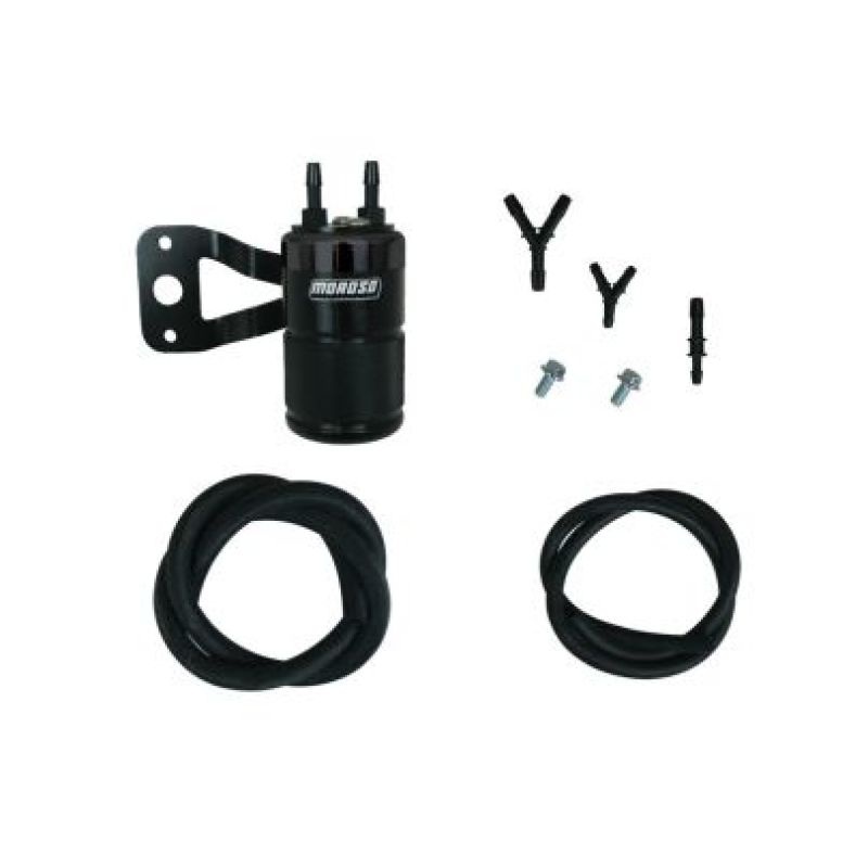 Moroso H-D Twin Cam (w/Vance & Hines VO2 Air Cleaner Excl VO2 90) Air Oil Separator – Black