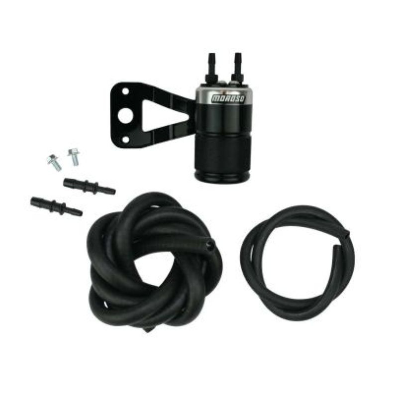 Moroso Harley-Davidson 88-16 Evo Twin Cam Sportster Air Oil Separator – Black & Polished