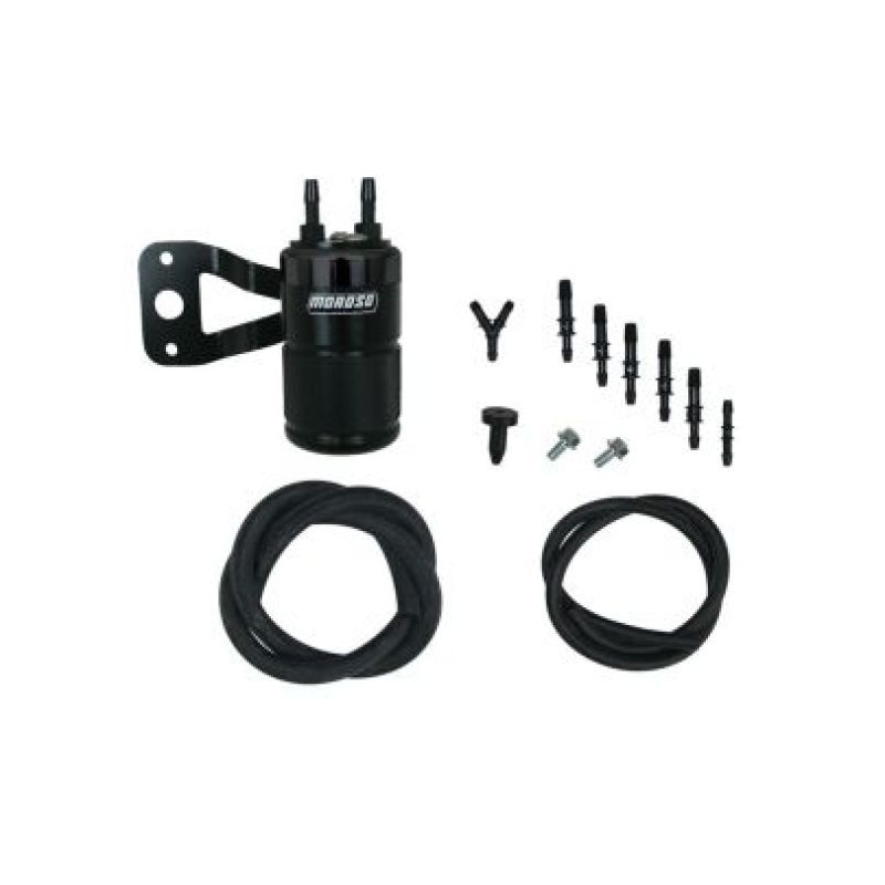 Moroso Harley Davidson Twin Cam (w/Stock Air Cleaner) Air Oil Separator – Black