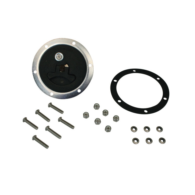 Moroso Supercharger Fuel Cell Cap w/Ring/Gasket/Hardware – Black