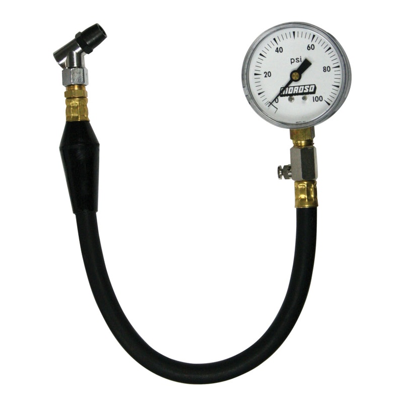 Moroso Tire Pressure Gauge 0-100psi – 4in Display – 1/2 Percent Accuracy