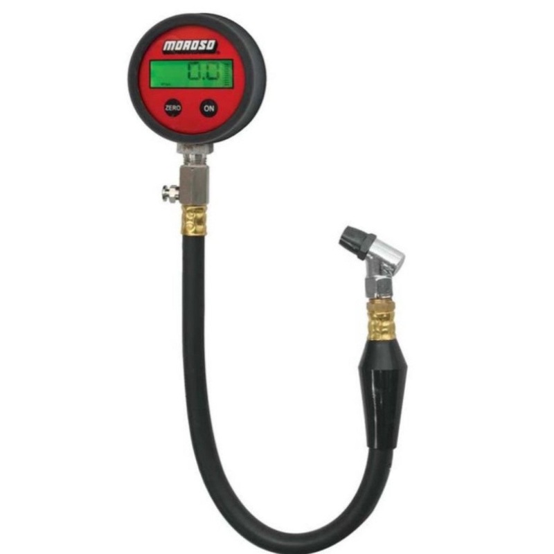 Moroso Tire Pressure Gauge 0-15psi – Digital Backlit