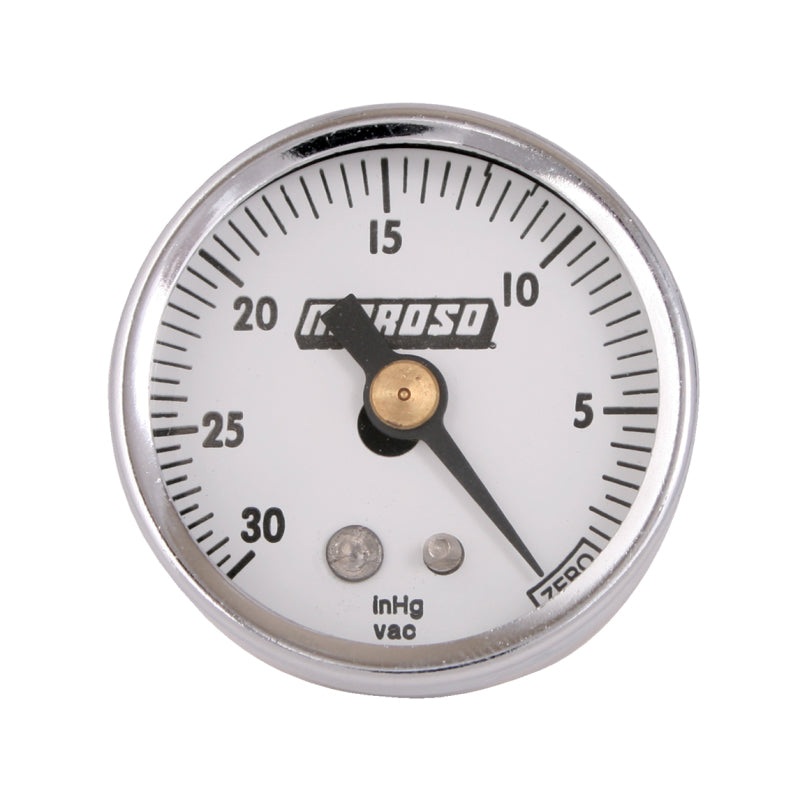 Moroso Vacuum Gauge – 0-30in Hg – 1.5in Diameter