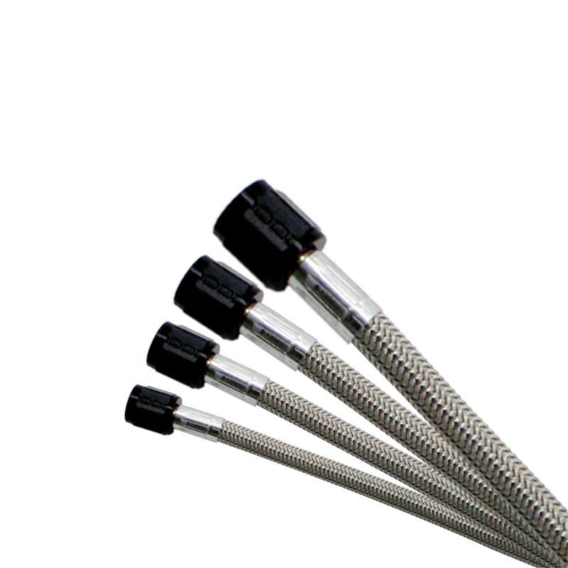 Nitrous Express 4AN 2ft Stainless Steel Braided Hose – Black