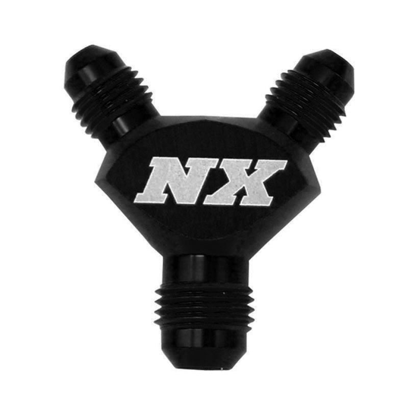 Nitrous Express 10AN x 8AN x 8AN Billet Pure-Flo Y Fitting – Black