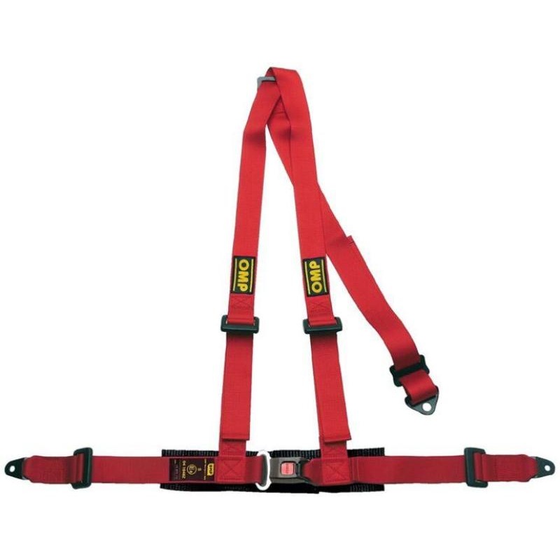 OMP 3 Point Harness – Red