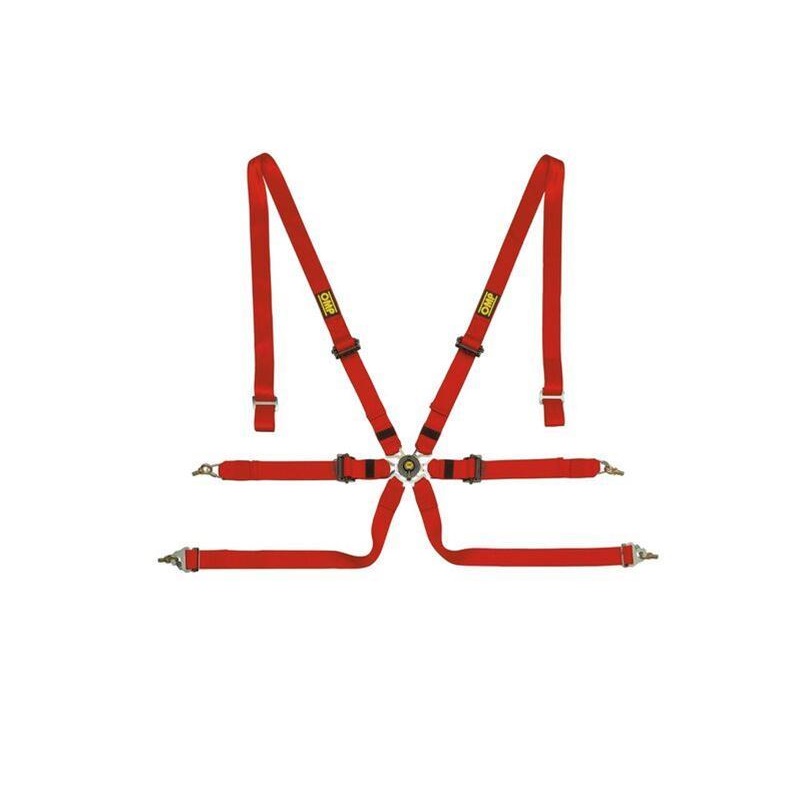 OMP Safety Harness One 2In Pull Down – Red (Fia 8853-2016)