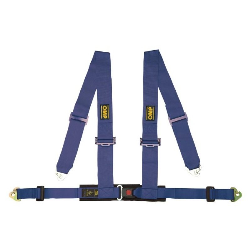 OMP Seat Belts Ece Homologated 4 Point Harness – Blue